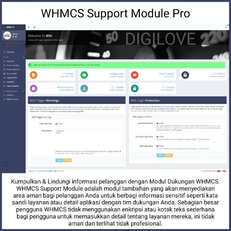 WHMCS Support Module Pro