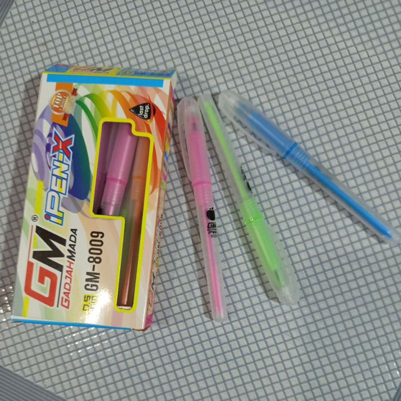 

(1 pak isi 12) bolpoint aple jell