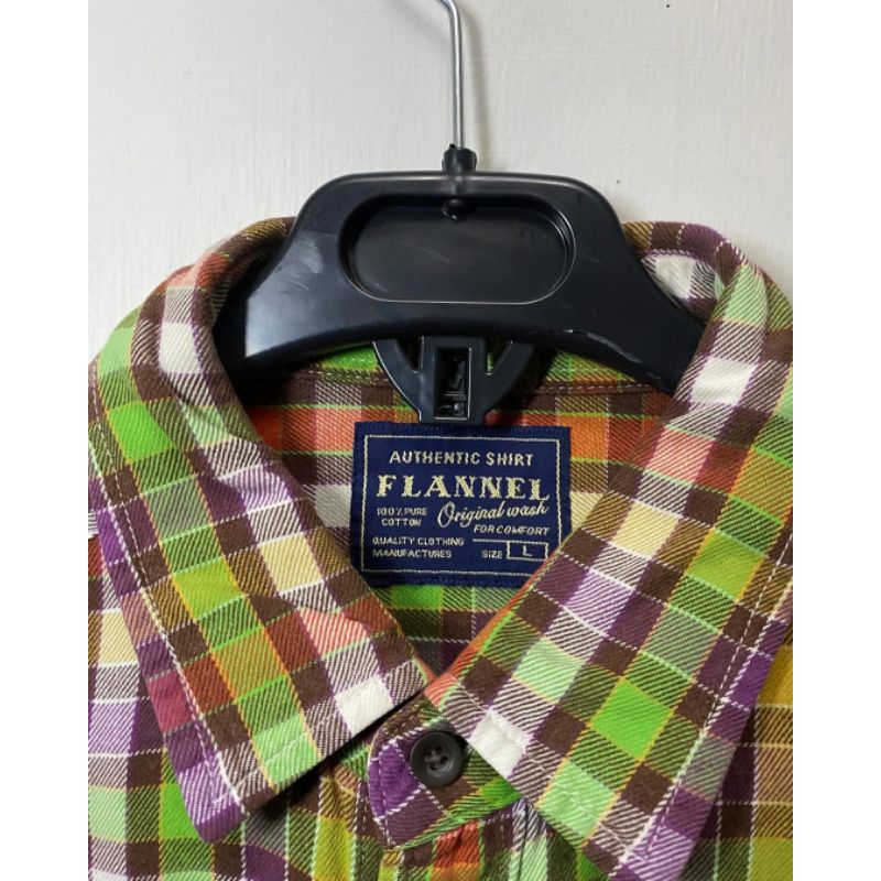 KEMEJA FLANNEL UNIQLO SECOND