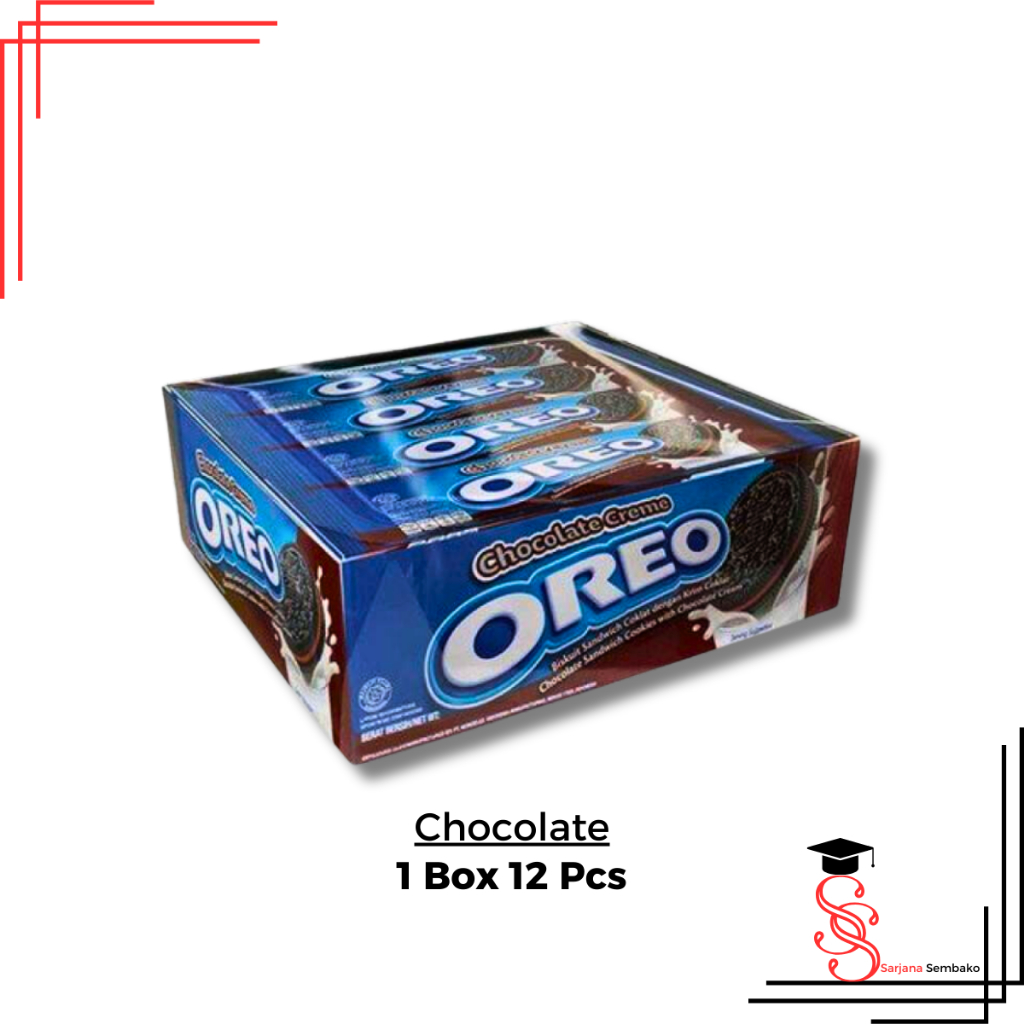 

Oreo Biscuit Sandwich Chocolate - 1 Pack 12 Pcs