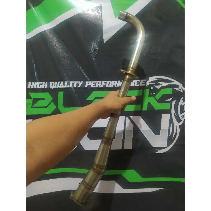 LEHERAN KNALPOT RACING PNP SLENCER ORI CKD SUPRA X125 DAN ADAPTOR
