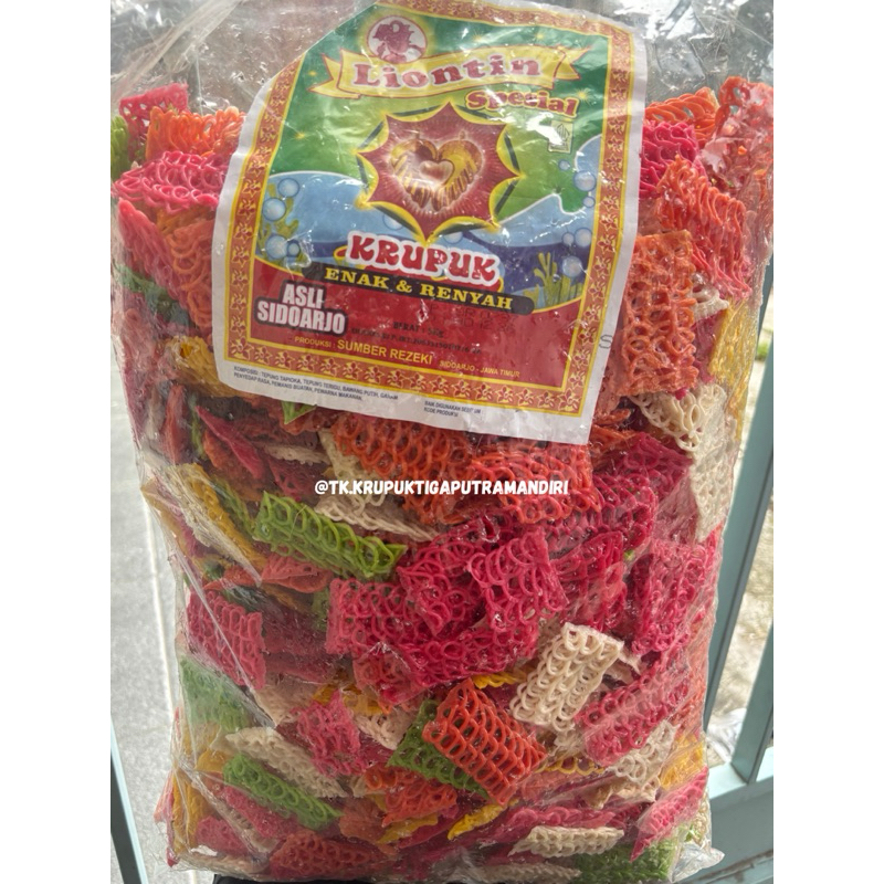 

kerupuk mentah kasandra warna krupuk kasandra liontin asli sidoarjo 5kg