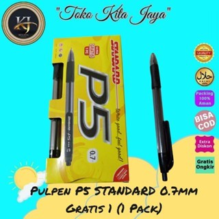 

Pulpen P5 STANDARD 0.7mm Gratis 1 pulpen (1 Pack)