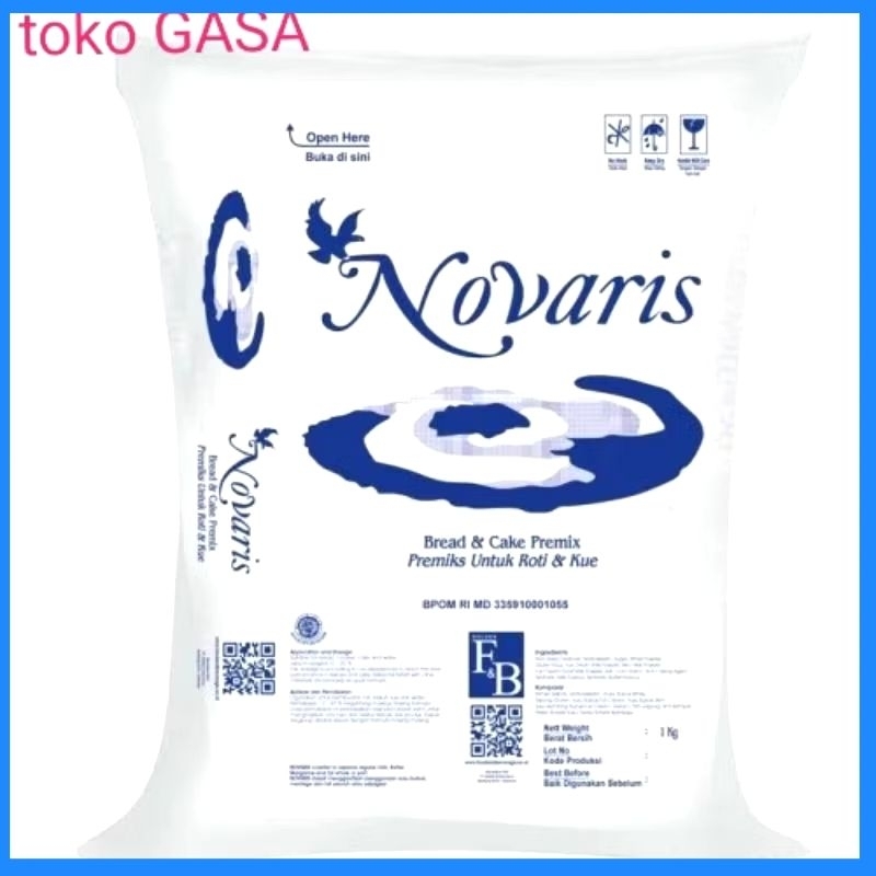 

NOVARIS PREMIX Susu Bubuk terbaik fat 20%, Bahan Baku/SUSU FULL CREAM/SKIM MILK POWDER repack 250gr