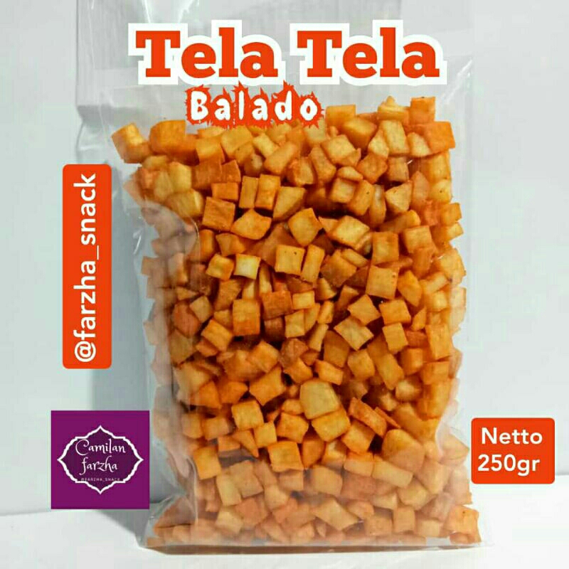 

TELA-TELA CAMILAN CEMILAN SNACK JAJANAN KLETIKAN OLEH-OLEH MAKANAN RINGAN
