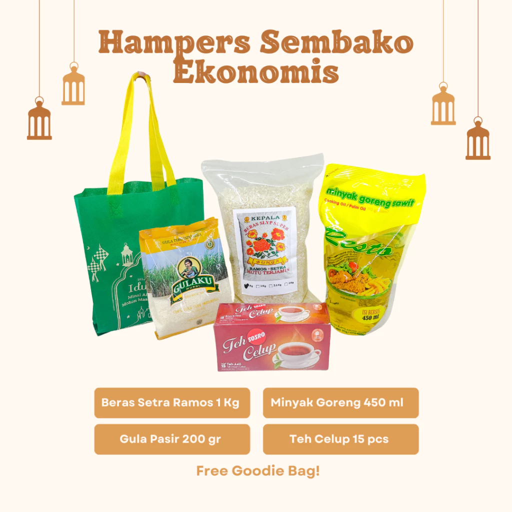 

Paket Hampers Ekonomis Sembako Lebaran 2025