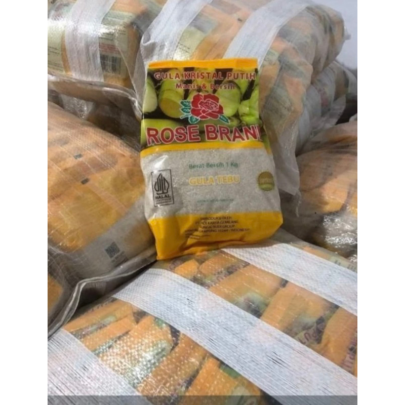 

Diskon ‼️Gula Pasir MURAH Rose Brand 1kg kuning