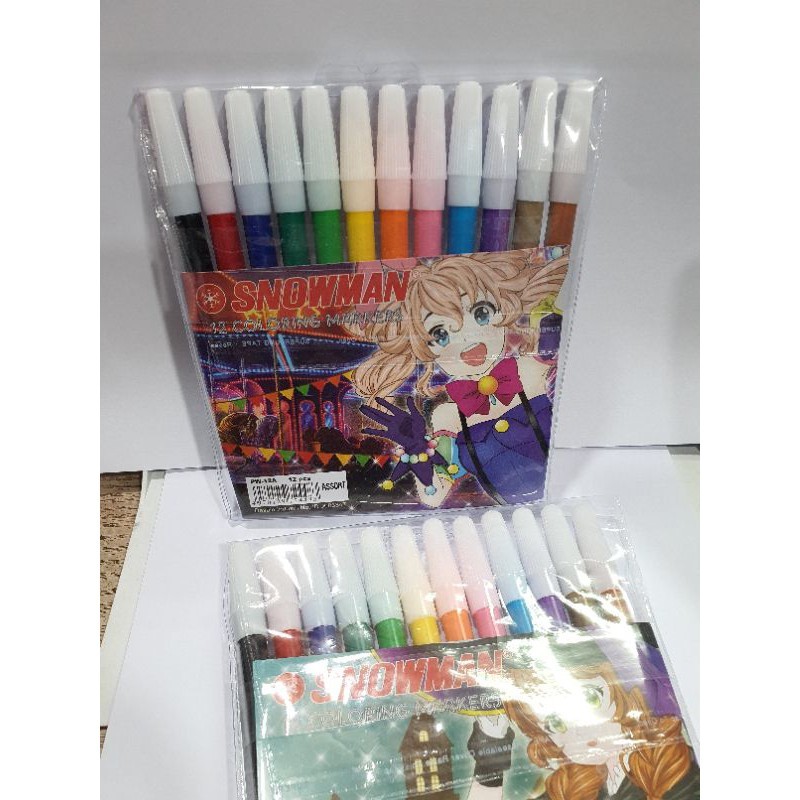 

SPIDOL 12WARNA MURAH/spidol fancy/spidol snowman