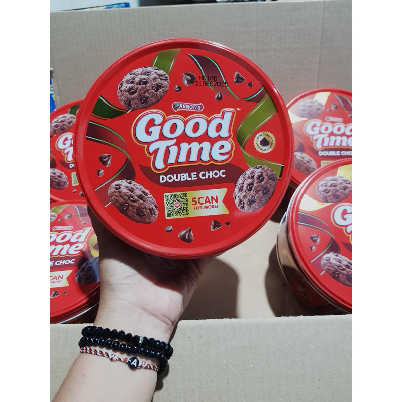 GOOD TIME DOUBLE CHOC KALENG /JAJAN LEBARAN/KUE LEBARAN