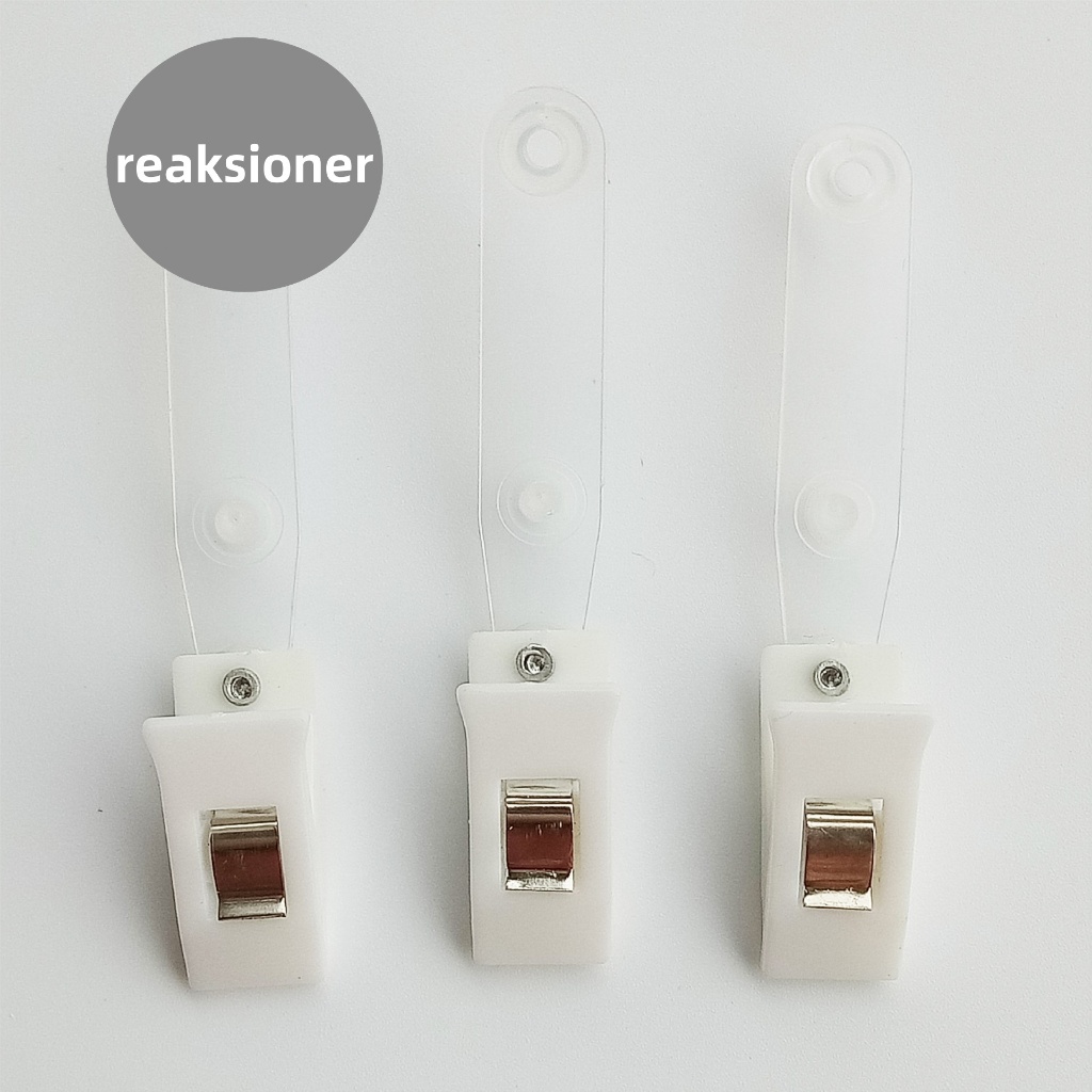 50PCS Jepitan ID Card-Klip Jepit ID Card- Penjepit Nametag Gantungan ID Card