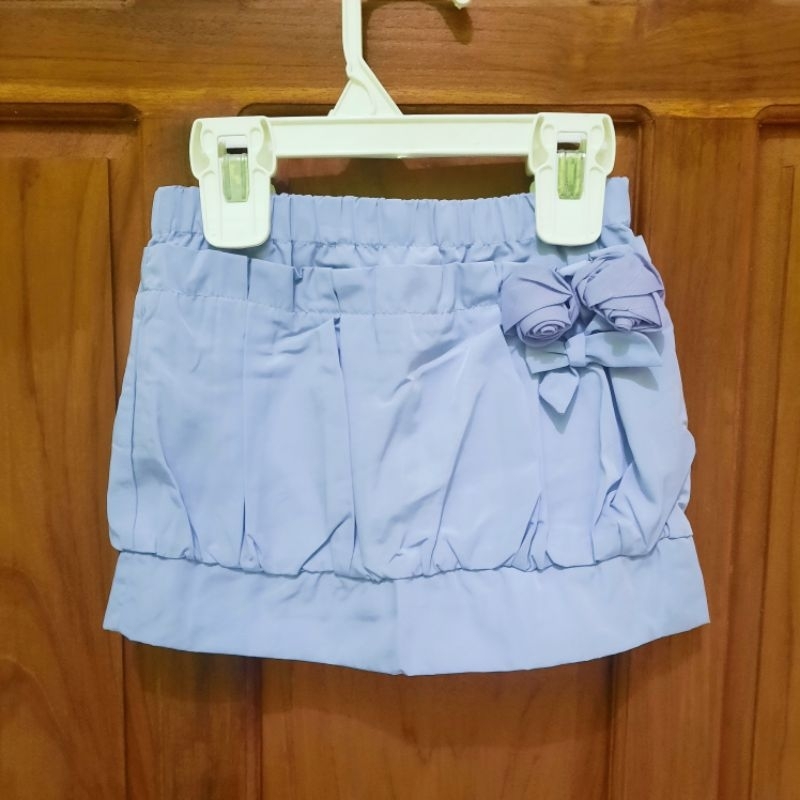 Rok Pendek Anak Ungu Lavender Usia 3 - 4 Tahun