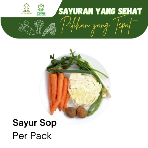 

PAKET SAYUR SEGAR SAYUR SOP PER PACK