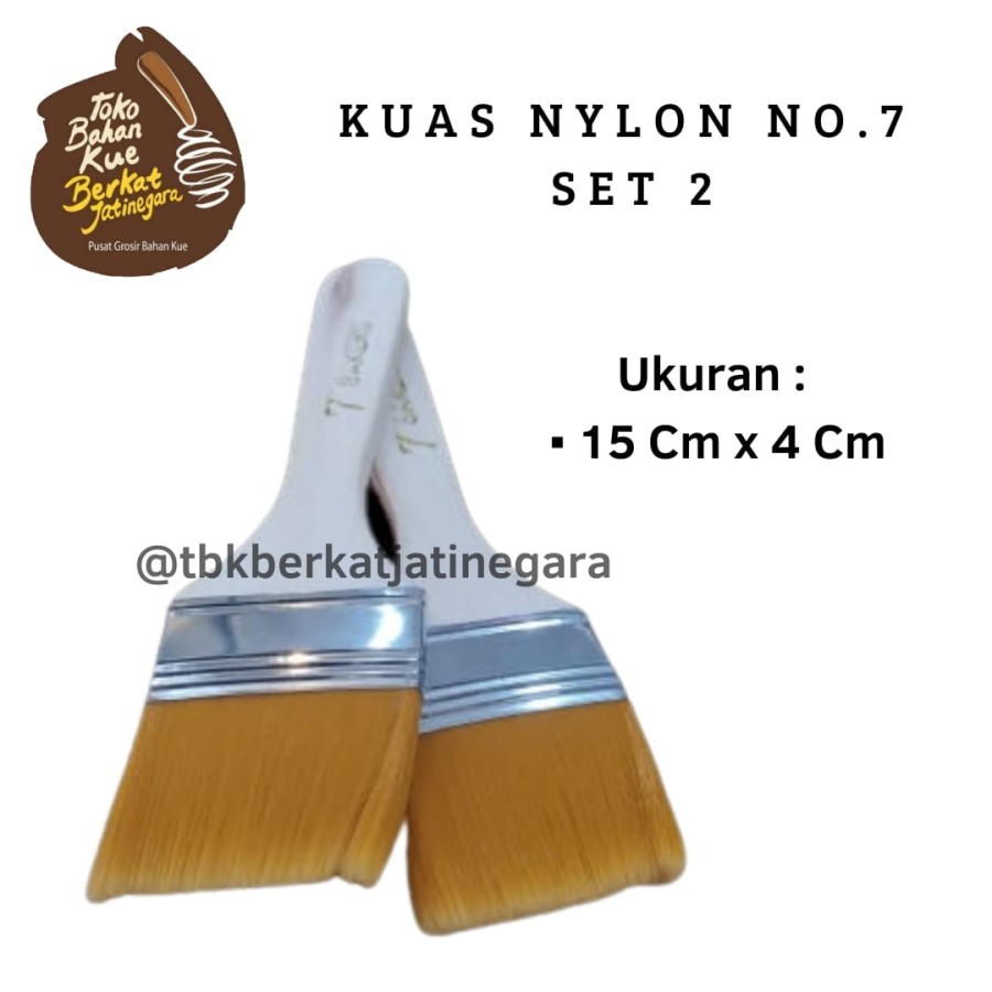 KUAS NYLON / KUAS KUE KERING / KUAS NYLON SERBAGUNA BULU HALUS