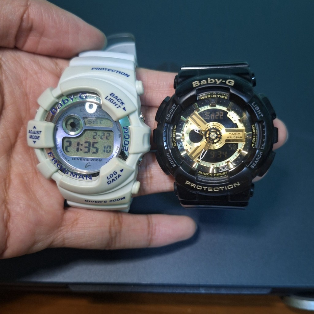 Baby-G BGW-102WC Frogman + BA-110 bundle