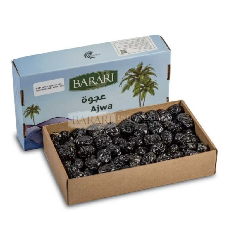 

Kurma Ajwa Barari Premium Ajwa Madinah 500gr