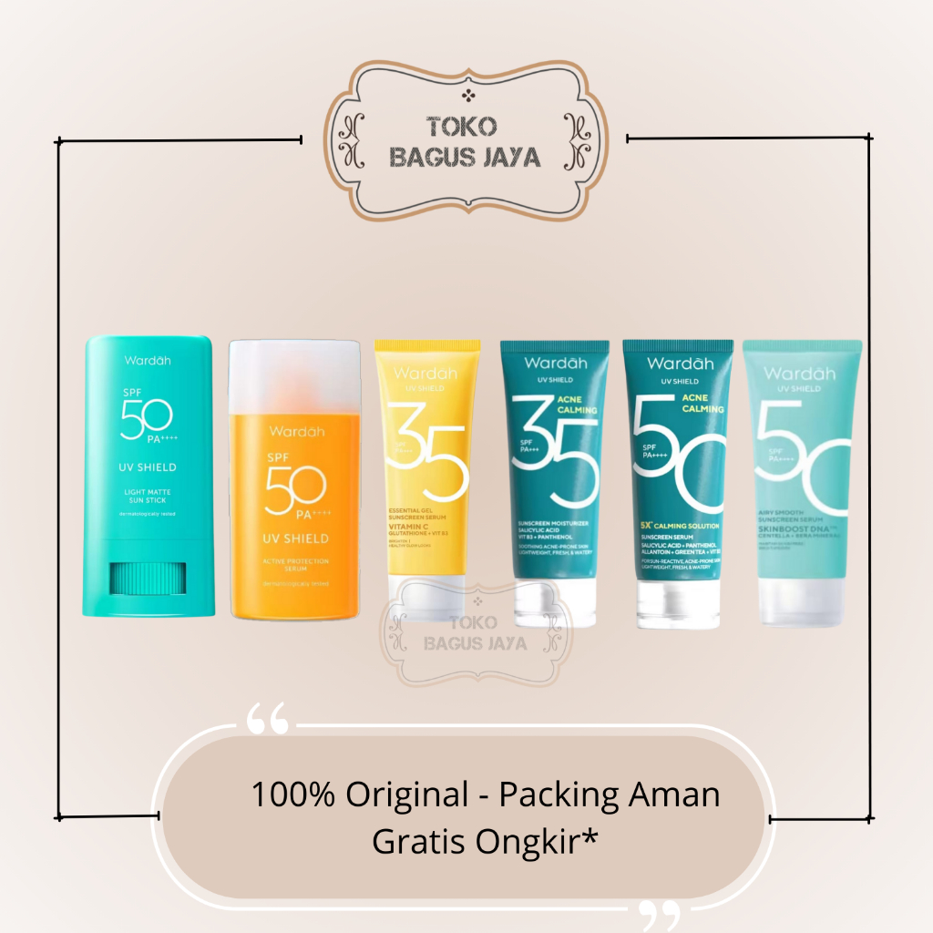 Wardah Suncreen Sunblok Wajah 50SPF 35SPF 30SPF