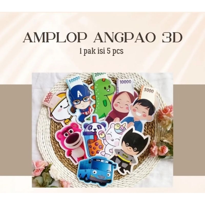 

amplop angpao 3D