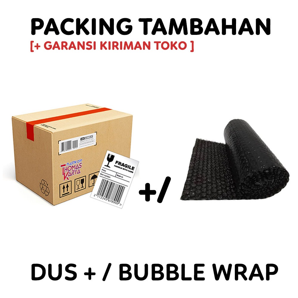 

[GARANSI KIRIMAN] PACKING DUS + BUBBLE WRAP / KARTON TAMBAHAN