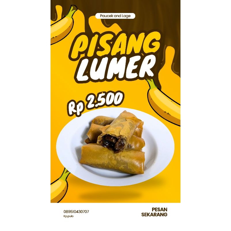 

pisang lumer