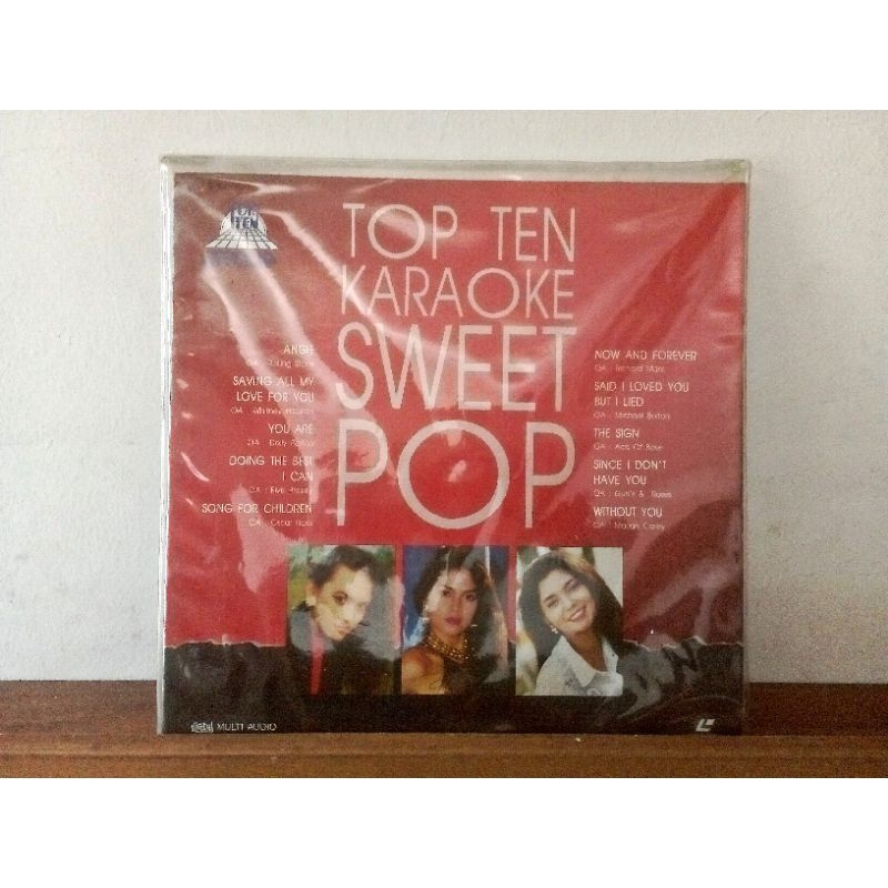 Laser Disc Top Ten Karaoke Sweet Pop.