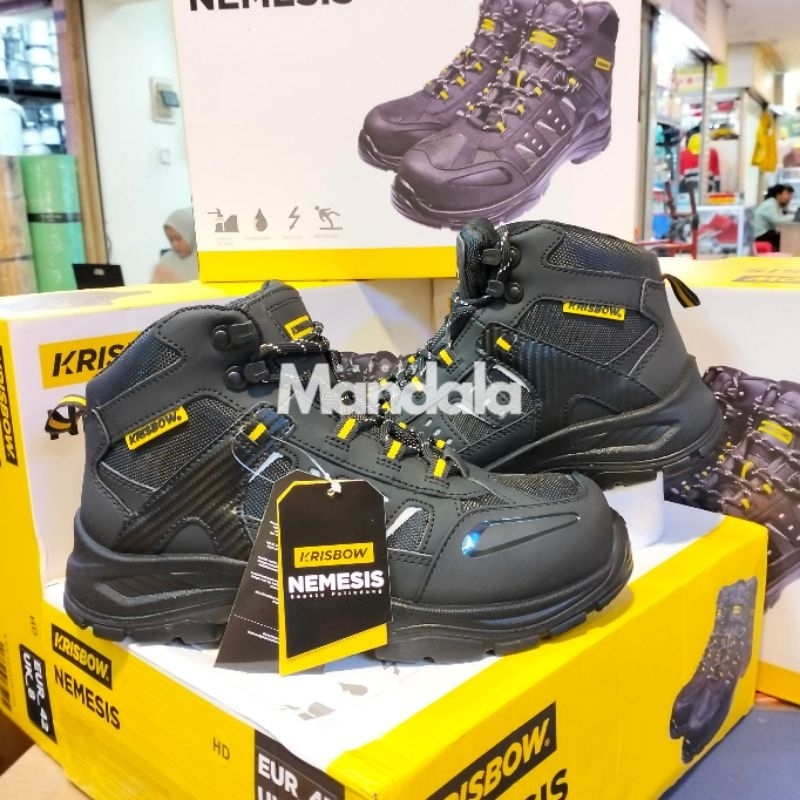 Safety Krisbow Nemesis Original 100% / Sepatu Safety Nemesis Original Krisbow Berkualitas