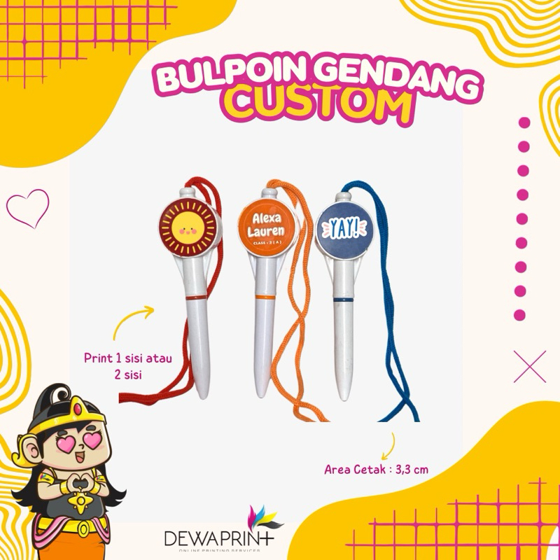 

Dewa Souvenir Pulpen Model Gendang Bisa Custom Desain
