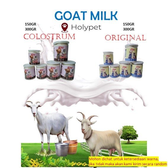 

FELICIA GOAT MILK POWDER / ORIGINAL DAN COLOSTRUM / SUSU ANJING / SUSU KUCING