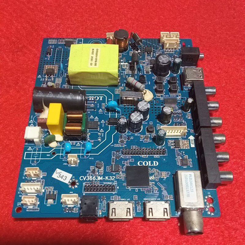 Mainboard Mb Polytron PLD24V123 24v123 / Mobo Modul Mesin Tv POLYTRON PLD 24V123