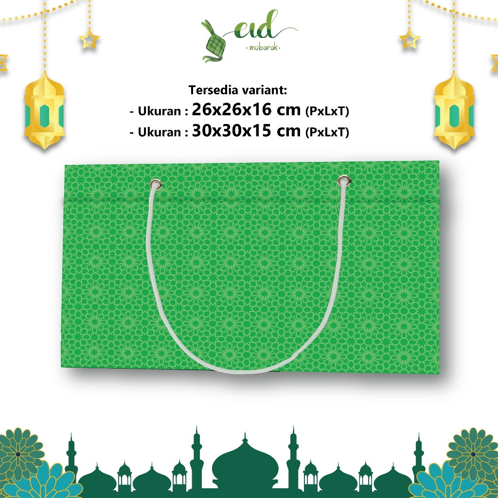 

Paper Bag LEBARAN - Paper Bag Kue IDUL FITRI