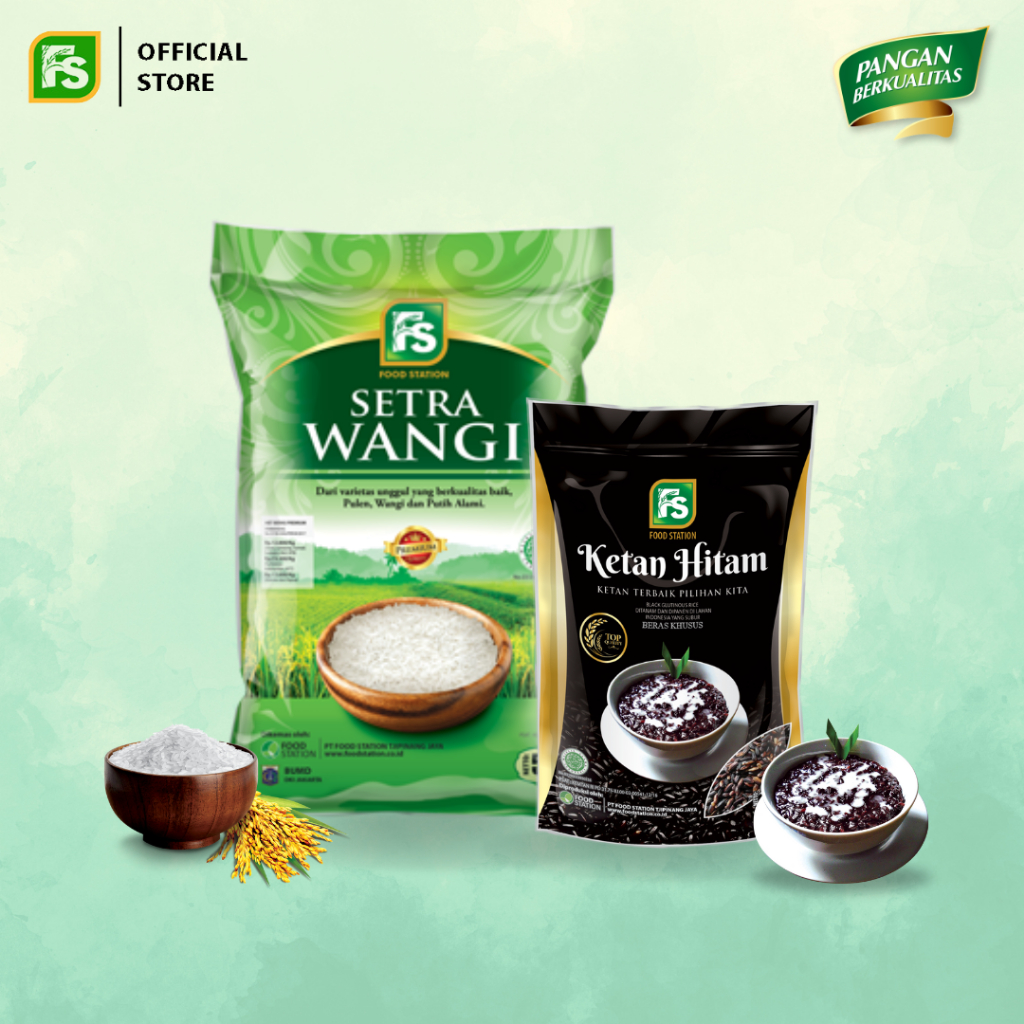

Bundling FS Setra Wangi 5 Kg +FS Ketan Hitam 1 Kg
