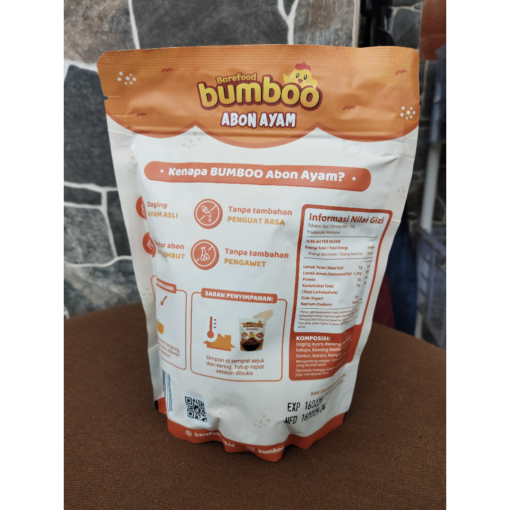 

ADR BAREFOOD BUMBOO Abon MPASI tanpa MSG & Pengawet (Ayam Sapi Tuna)