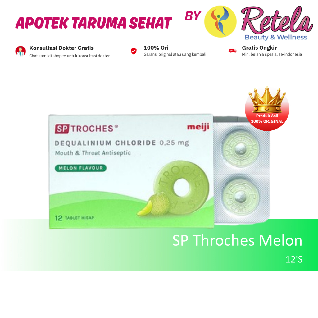 

SP TROCHES MELON 1 BOX 12 TABLET
