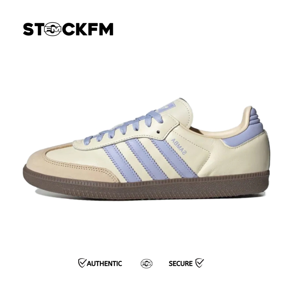 Adidas Samba OG Cream White Violet Tone Sand Strata (JI2678) Original
