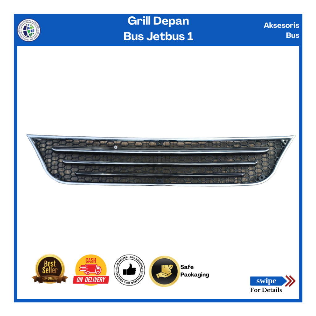 Grill Depan JetBus-1 Medium/Grille Bus Medium/Grill Jaring Bumper Depan Bus