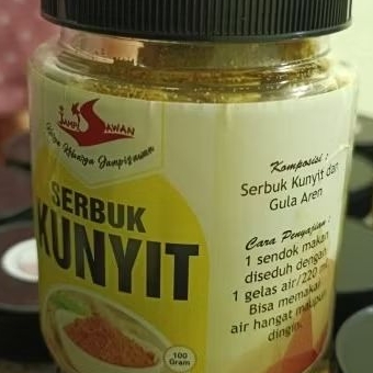 

Serbuk kunyit gula aren