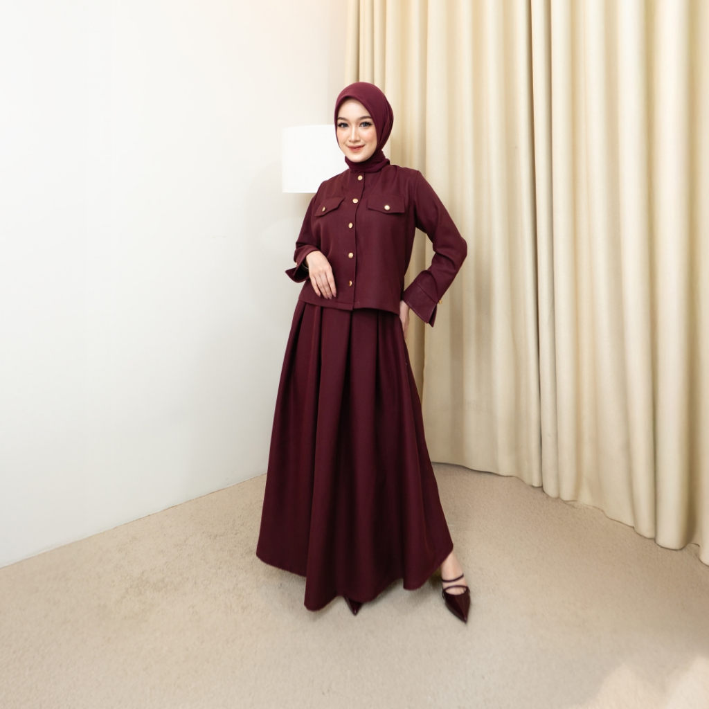 DEARLYF - MEISELLA - BLAZER - OOTD BLAZER - VEST - OUTER - HANGOUT - OUTFIT - WANITA - FORMAL - TIDA