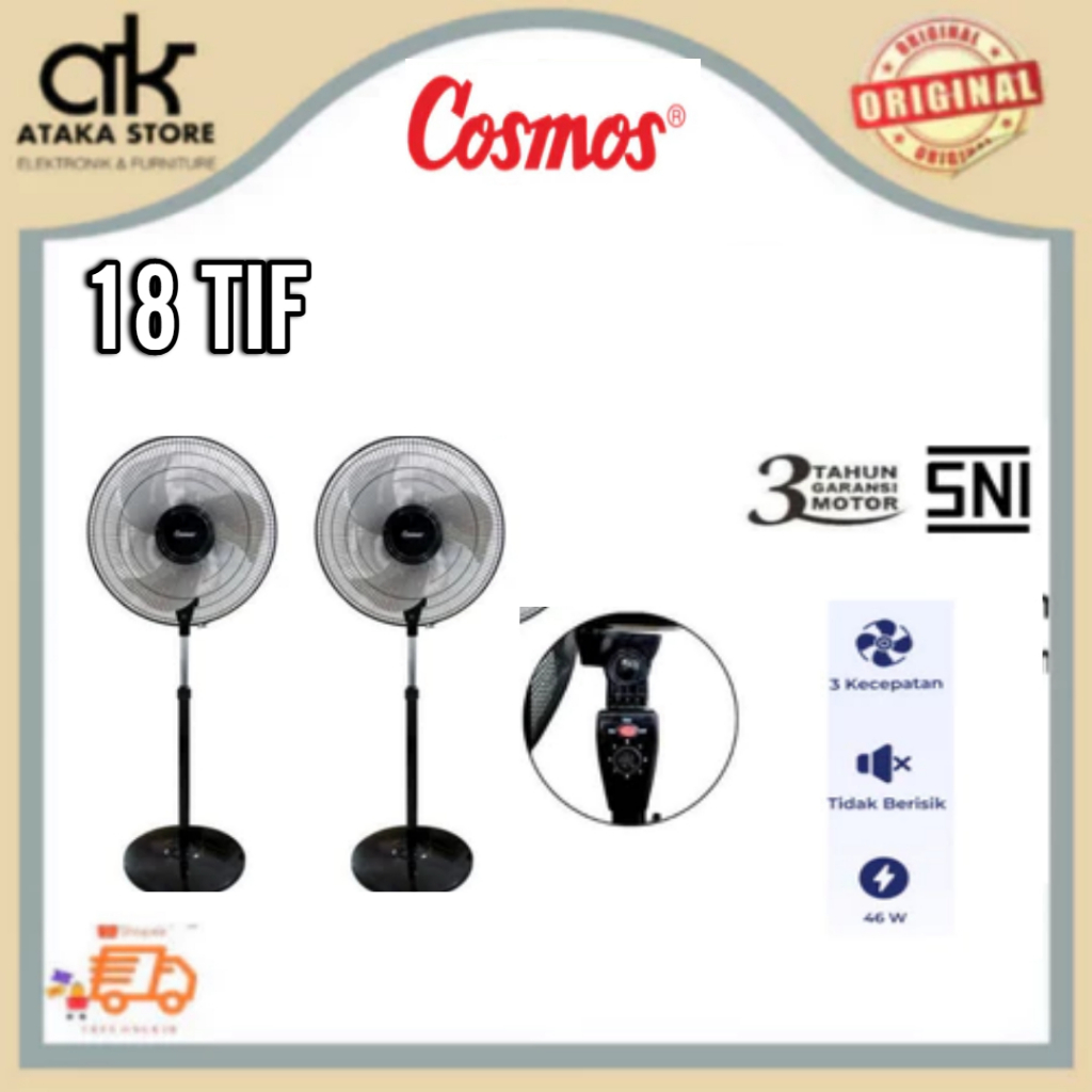 Kipas Cosmos Berdiri 18TIF Kipas Angin Berdiri Cosmos 118 Inch Stand Fan Cosmos