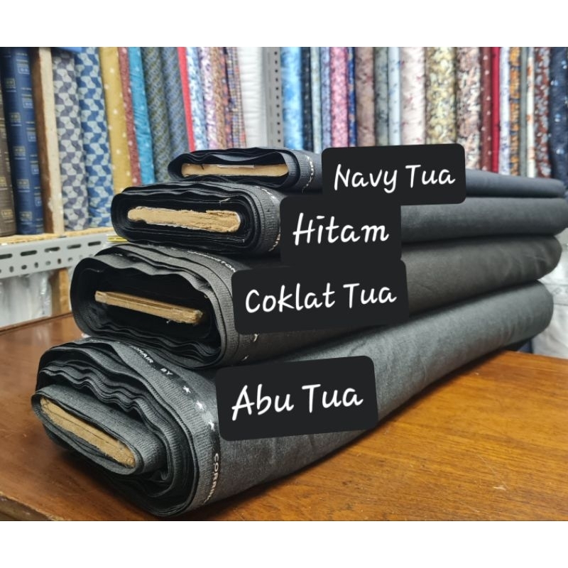 Kain Semi Wool impor untuk stelan Celana Jass PDH  PDU