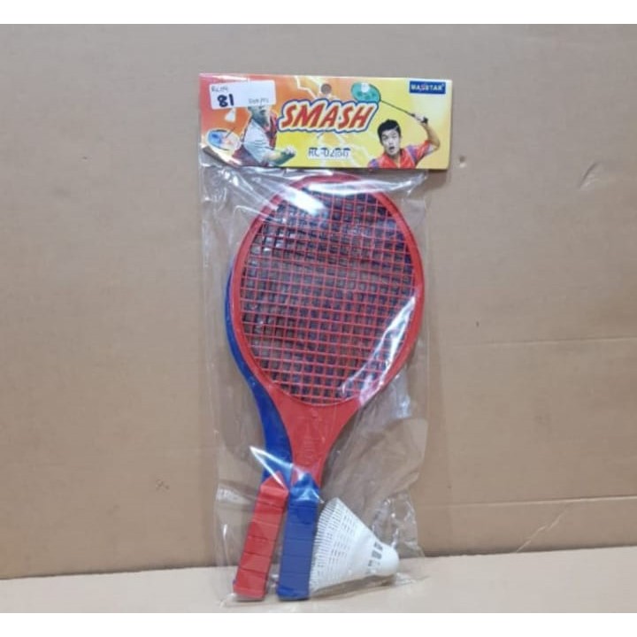 Raket Anak -  Mainan Raket Plastik Smash RC-02(04) / Raket Anak-anak / Raket Badminton / Raket Bulut