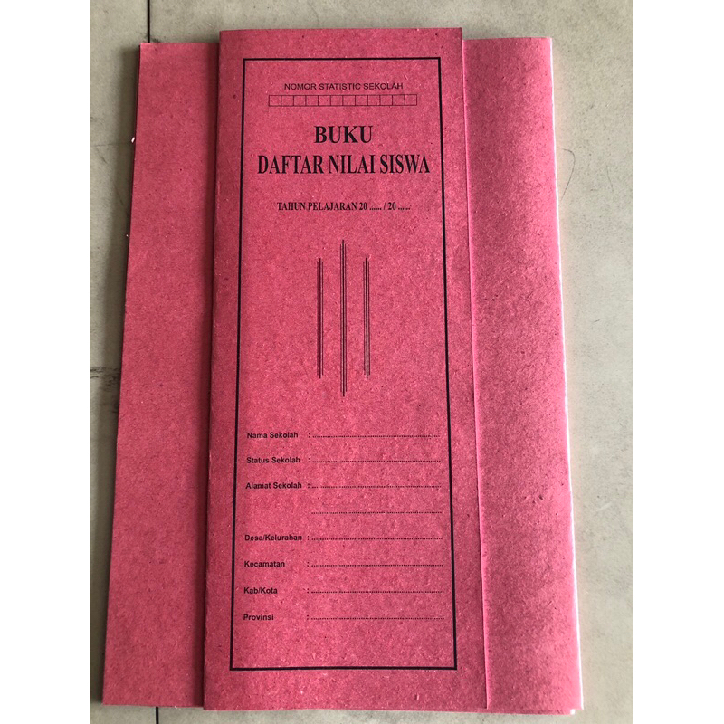 

Buku Daftar Nilai SD/SMP/SMA