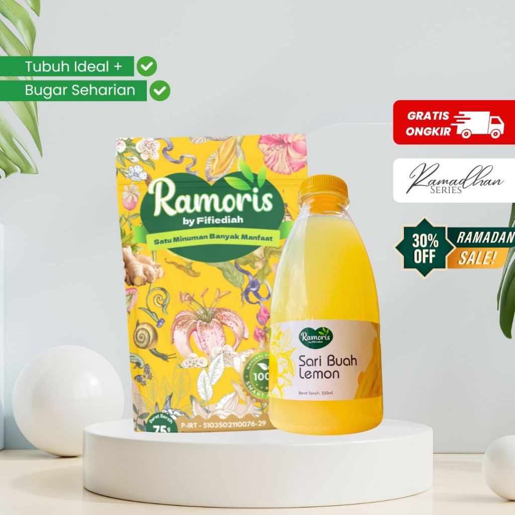 

[Ramoris x Sari Lemon] Diet Tubuh Bugar dan Segar Rimpang Sari Lemon California | Tubuh Ideal