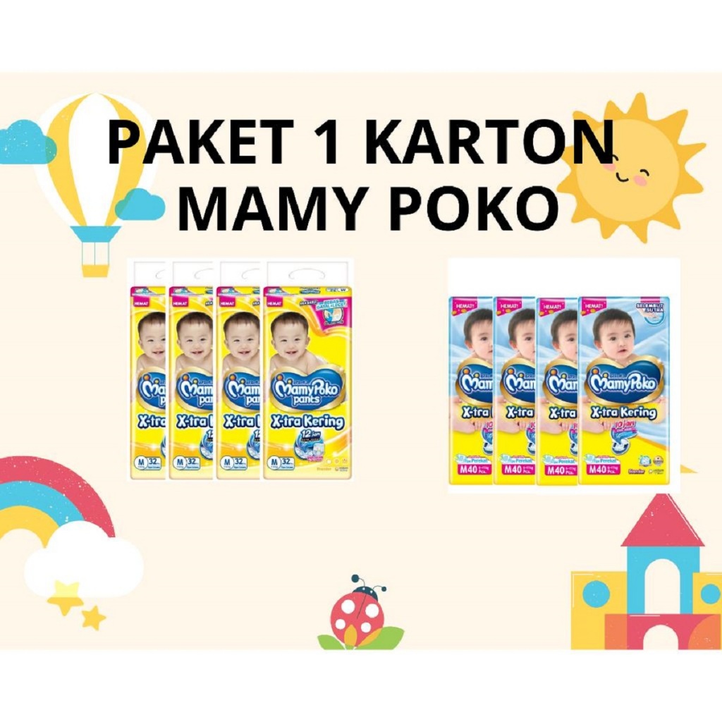 MAMYPOKO 1 KARTON (ISI 4 BALL) S38 / M32 / L28 / XL26 / XXL24 / NBS44