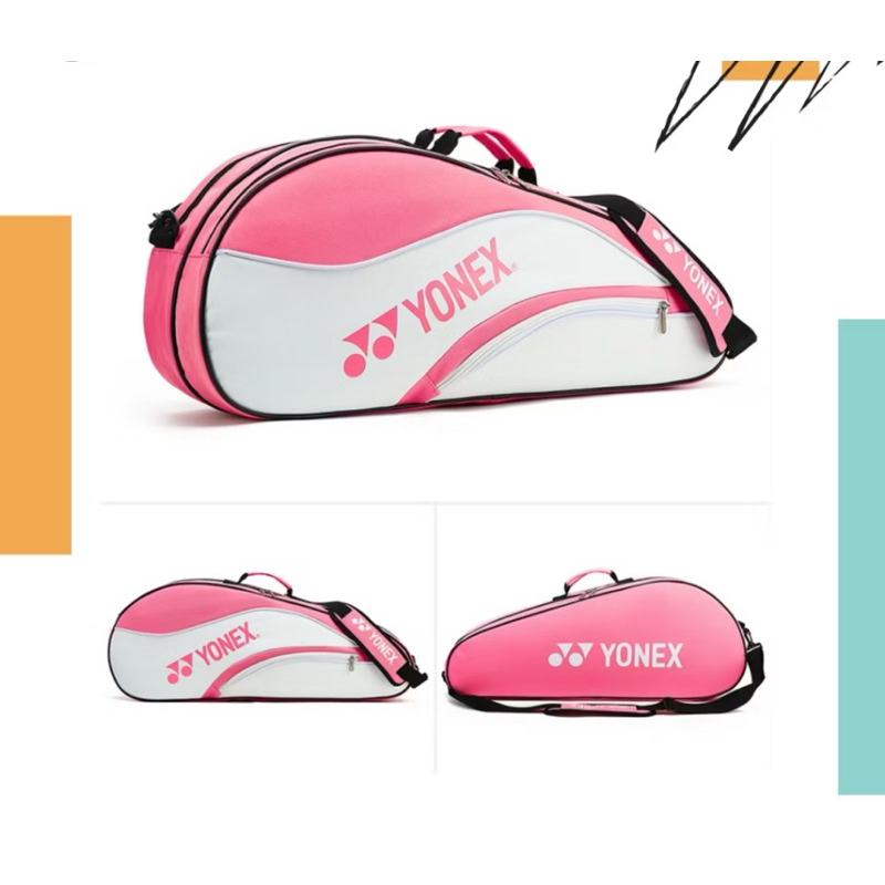 Tas yonex recreation pink badminton ori 100%
