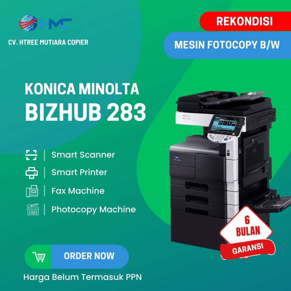 Mesin fotocopy Konica minolta Bizub 283