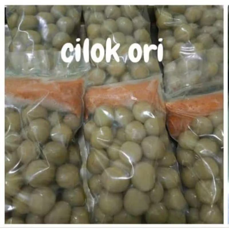 

cilok ori bumbu kacang isi 50 pcs(kemasan Frozen)