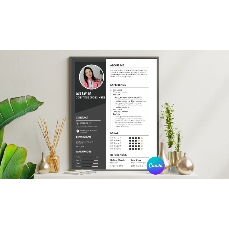 CV Template Ava Taylor