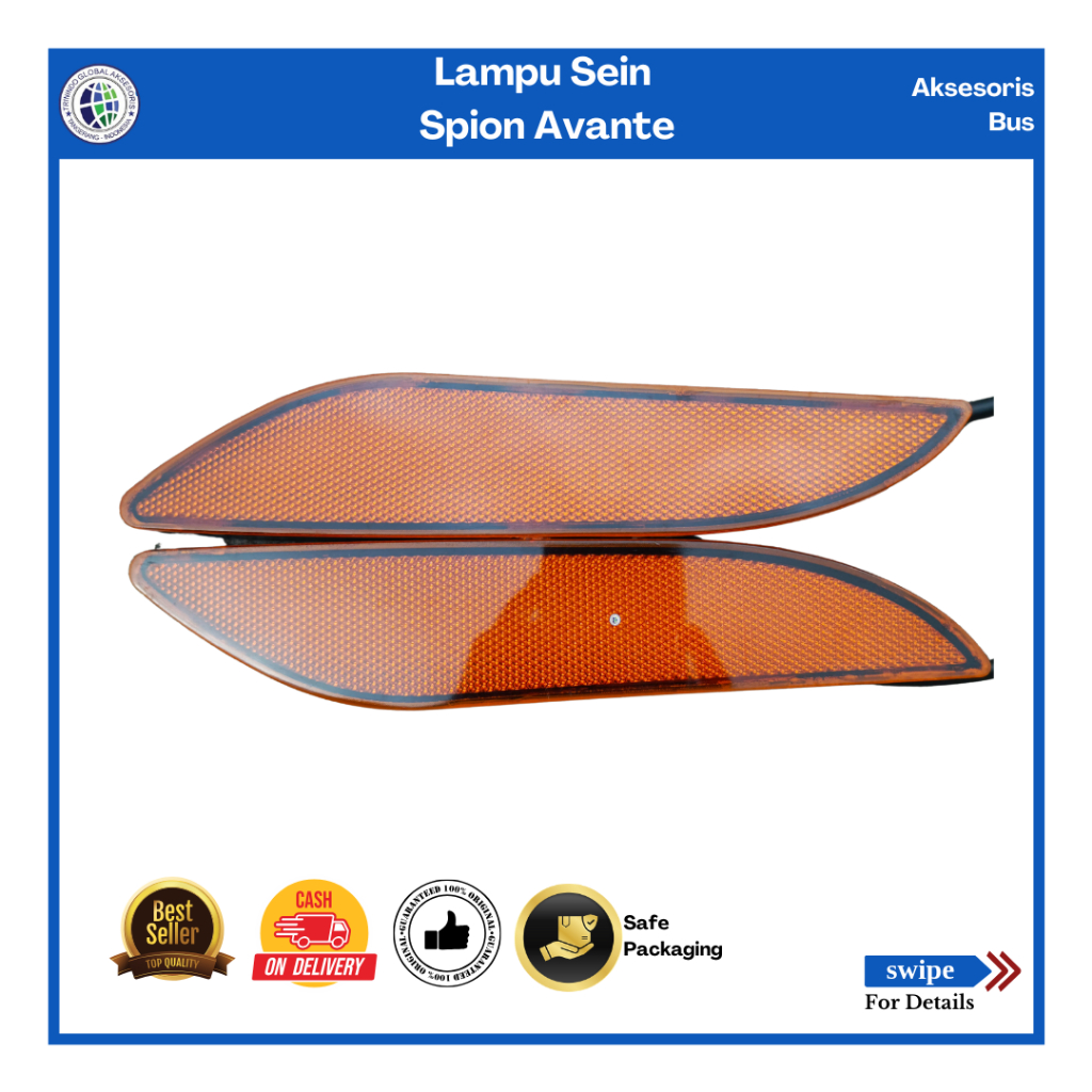 Lampu Sein Tangkai Spion Avante/Lampu Sein Spion Bus Laksana/Lampu Tangkai Spion Sr-2 SR-3