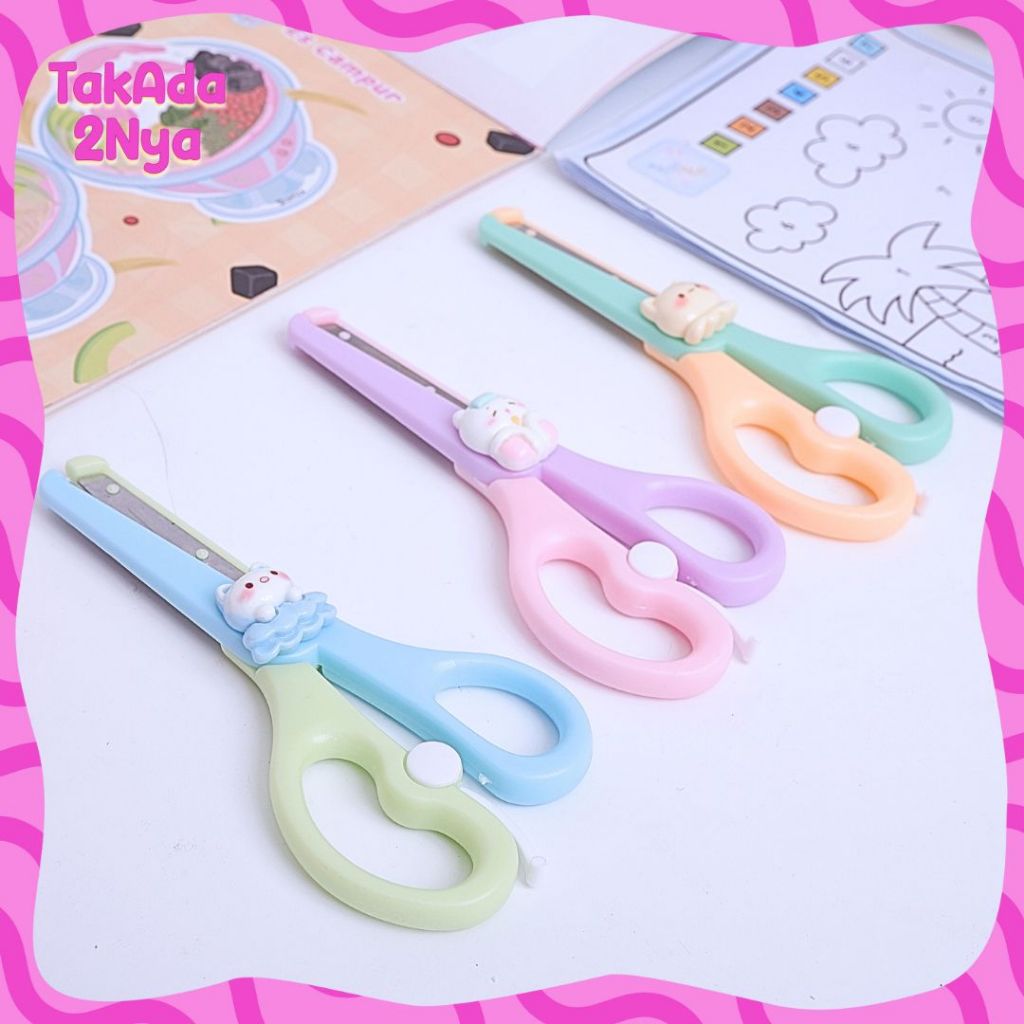 

Gunting Tin Hao Stainless Animal Scissors Pastel Lucu Kreatif Cutting Papercraft Souvenir Pemotong