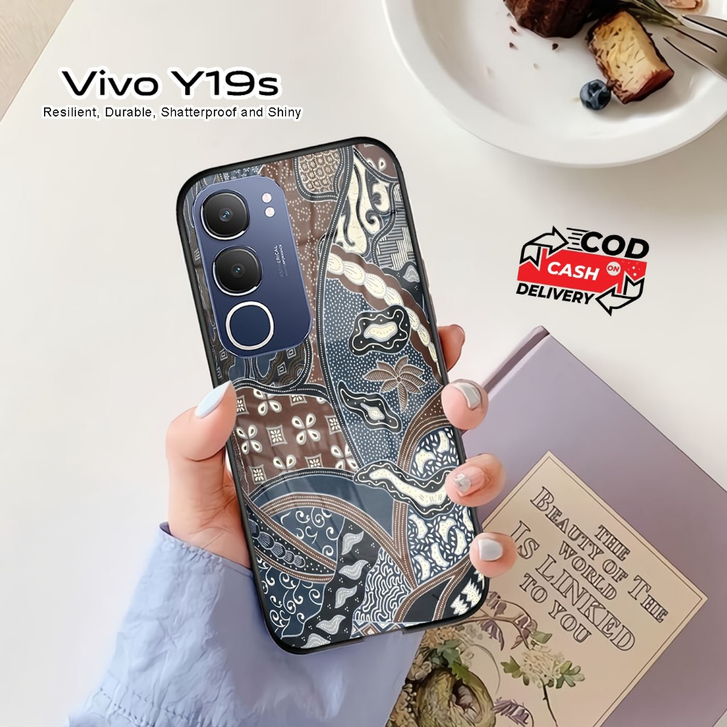 Softcase Kaca VIVO Y72 (5G) - Case Handphone VIVO Y72 (5G) [T133].