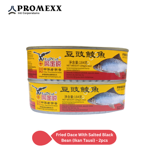 

IKAN DACE EAGLE COIN |Fried Dace with Salted Black Bean 184gr (Ikan Tausi) - 2 pcs